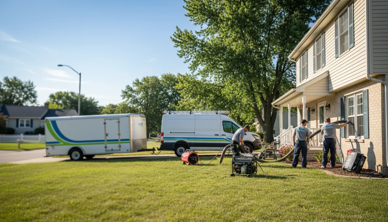 Flooded Basement Restoration And Cleanup With Repair in Northport, MI near me